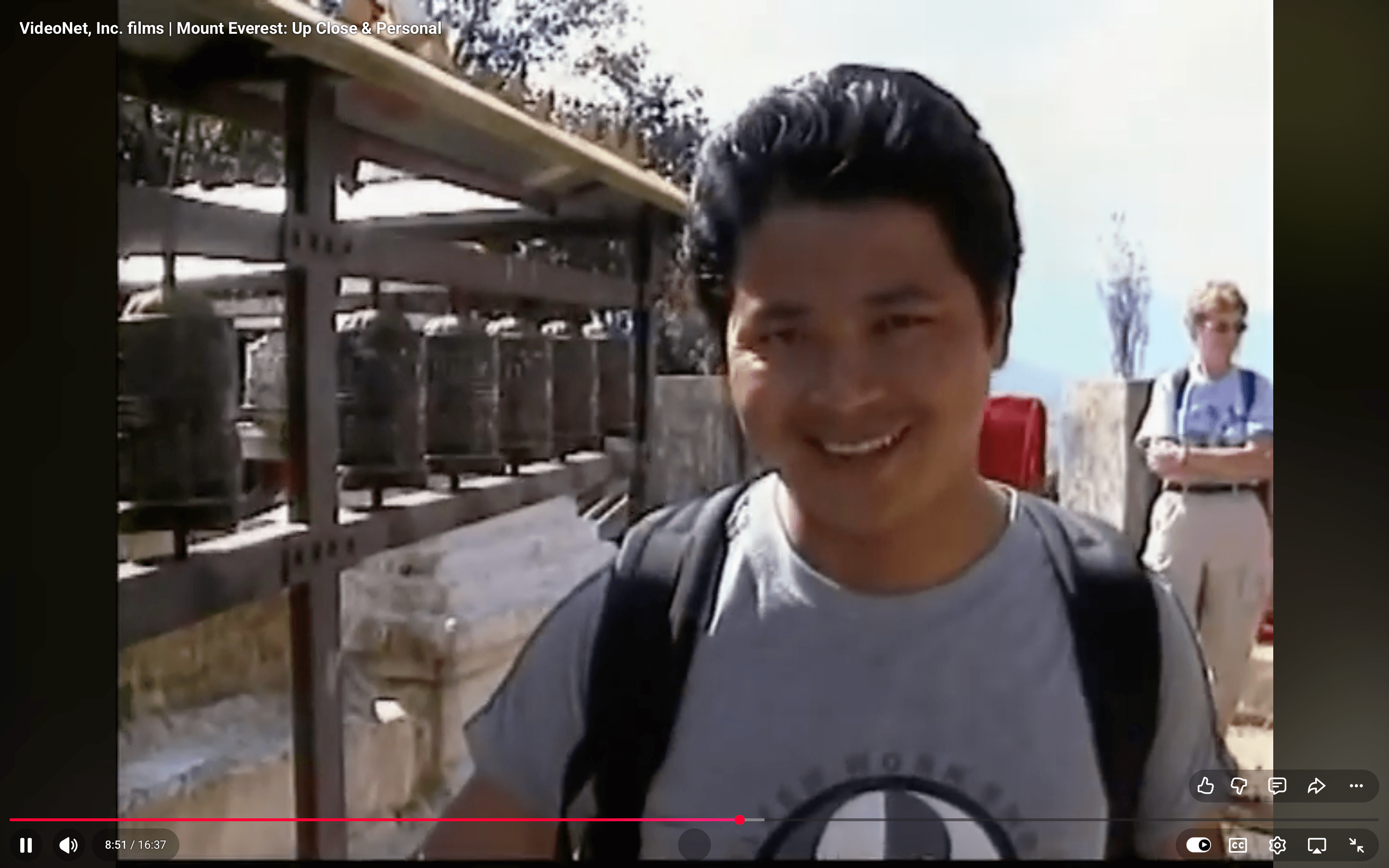 Pasang Temba Sherpa in documentary film